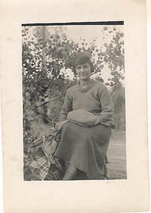 Muriel Munro (née Agel) — two outdoor snapshots
