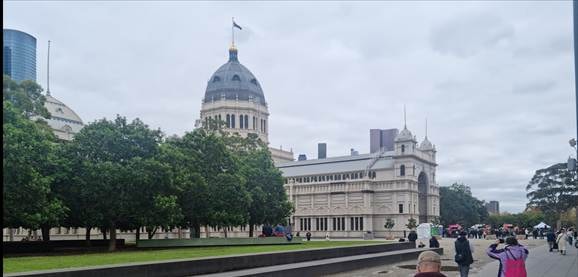 Royal Exhibition Building, Melbourne — dome built by James Robertson, 1880